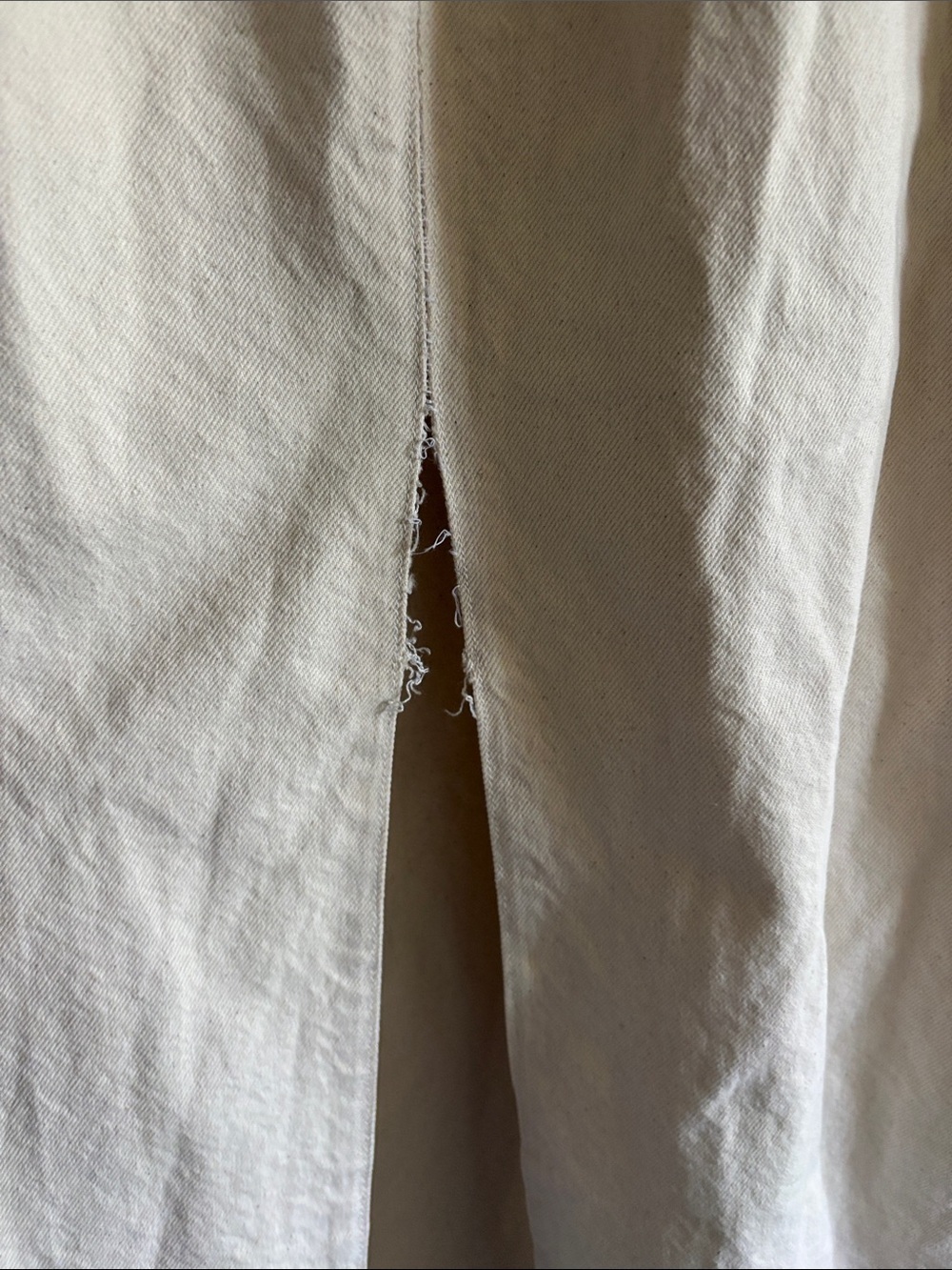 Zara Corset Beige Denim Dress - Picture 4 of 5